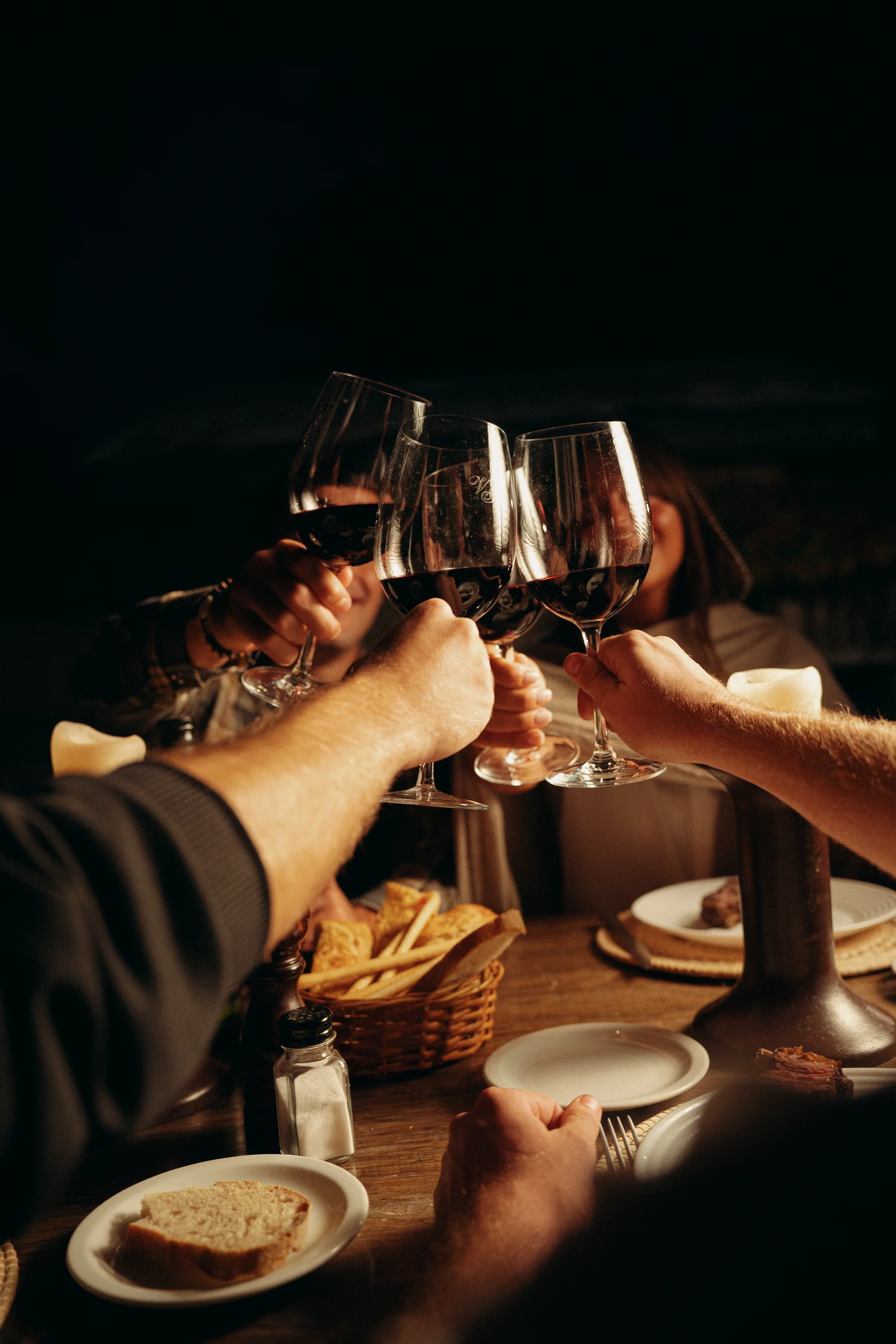 Evening toast at Abrasa Viva